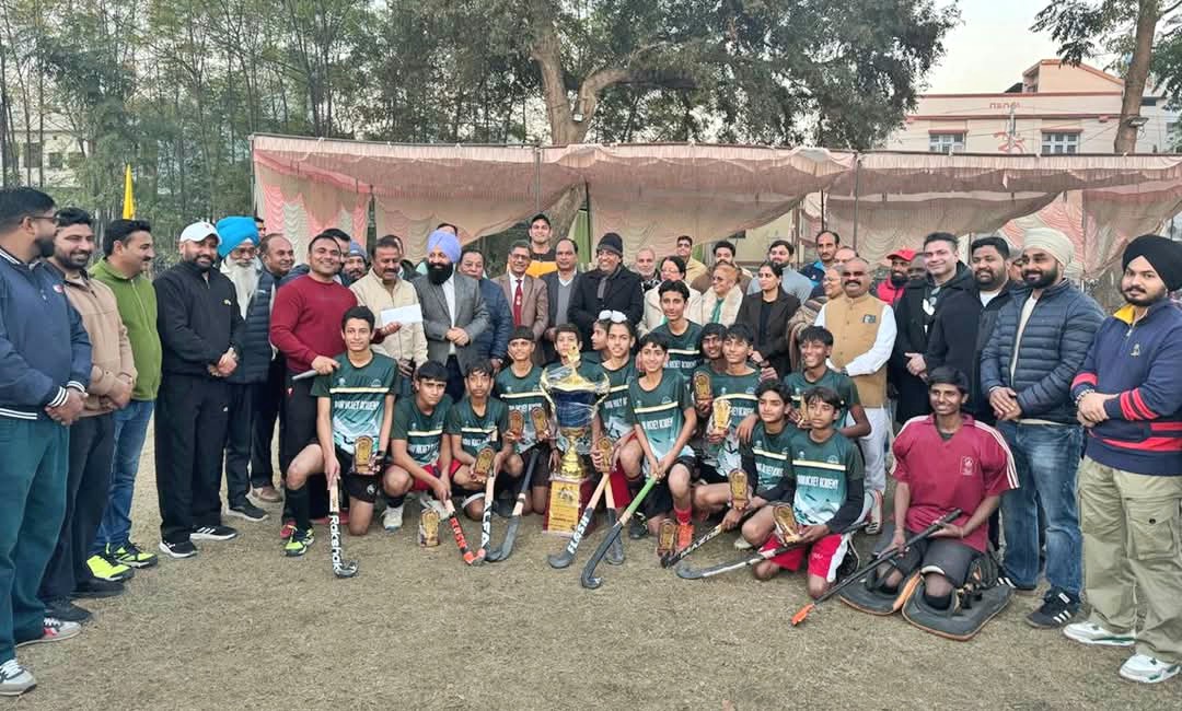 Rana Hockey Academy and Mazra team won the tournament trophy and cash prize